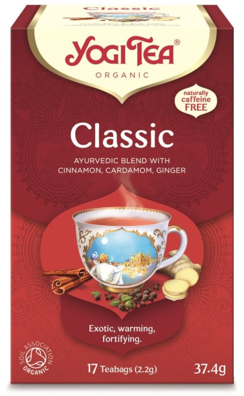 HERBATKA KLASYCZNA (CLASSIC) BIO (17 x 2,2 g) 37,4 g - YOGI TEA YOGI TEA (herbaty i herbatki)