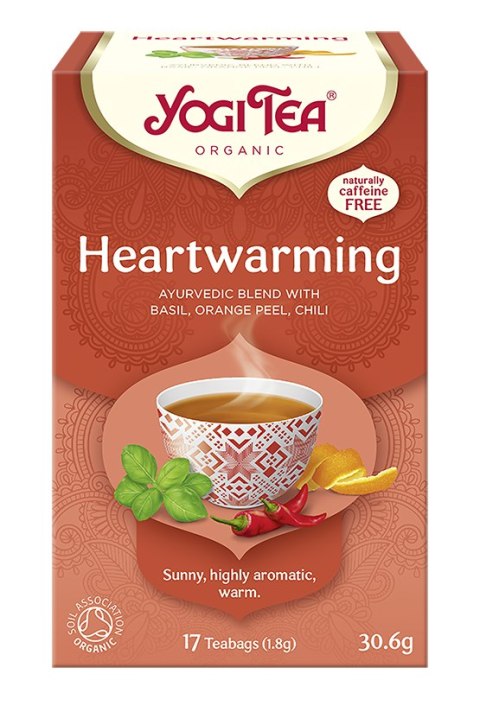 HERBATKA RADOŚĆ ŻYCIA (HEARTWARMING) BIO (17 x 1,8 g) 30,6 g - YOGI TEA YOGI TEA (herbaty i herbatki) HERBATKA RADOŚĆ ŻYCIA (HEARTWARMING) BIO (17 x 1,8 g) 30,6 g - YOGI TEA YOGI TEA (herbaty i herbatki)