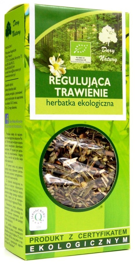 HERBATKA REGULUJĄCA TRAWIENIE BIO 50 g - DARY NATURY DARY NATURY - herbatki HERBATKA REGULUJĄCA TRAWIENIE BIO 50 g - DARY NATURY DARY NATURY - herbatki