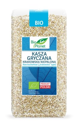 KASZA GRYCZANA KRAKOWSKA NIEPALONA BIO 500 g - BIO PLANET BIO PLANET - seria NIEBIESKA (ryże, kasze, ziarna)