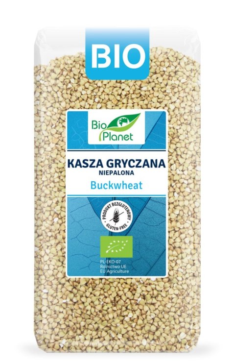KASZA GRYCZANA NIEPALONA BEZGLUTENOWA BIO 500 g - BIO PLANET BIO PLANET - seria NIEBIESKA (ryże, kasze, ziarna) KASZA GRYCZANA NIEPALONA BEZGLUTENOWA BIO 500 g - BIO PLANET BIO PLANET - seria NIEBIESKA (ryże, kasze, ziarna)