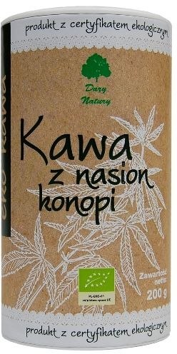 KAWA Z NASION KONOPI BIO 200 g - DARY NATURY DARY NATURY - inne