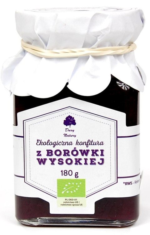 KONFITURA Z BORÓWKI BIO 180 g - DARY NATURY DARY NATURY - inne KONFITURA Z BORÓWKI BIO 180 g - DARY NATURY DARY NATURY - inne