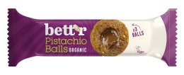 KULKI DAKTYLOWE Z NADZIENIEM PISTACJOWYM BEZGLUTENOWE BIO (3 x 15 g) 45 g - BETT'R BETT'R (smoothie, kremy, praliny)
