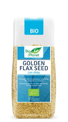 LEN ZŁOTY BIO 200 g - BIO PLANET BIO PLANET - seria NIEBIESKA (ryże, kasze, ziarna)