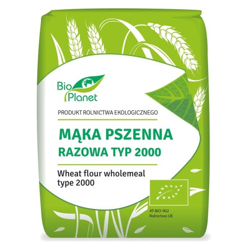 MĄKA PSZENNA RAZOWA TYP 2000 BIO 1 kg - BIO PLANET BIO PLANET - seria MĄKI I SKROBIE MĄKA PSZENNA RAZOWA TYP 2000 BIO 1 kg - BIO PLANET BIO PLANET - seria MĄKI I SKROBIE