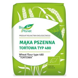 MĄKA PSZENNA TORTOWA TYP 480 BIO 1 kg - BIO PLANET BIO PLANET - seria MĄKI I SKROBIE