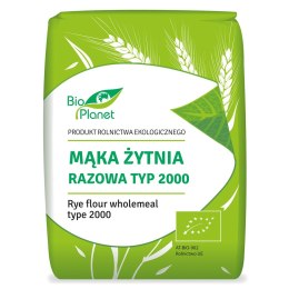 MĄKA ŻYTNIA RAZOWA TYP 2000 BIO 1 kg - BIO PLANET BIO PLANET - seria MĄKI I SKROBIE