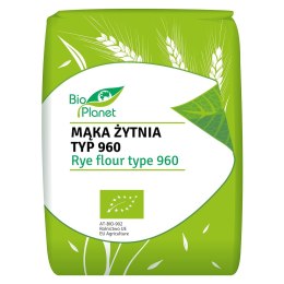 MĄKA ŻYTNIA TYP 960 BIO 1 kg - BIO PLANET BIO PLANET - seria MĄKI I SKROBIE