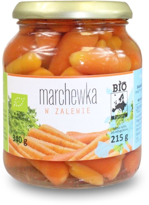 MARCHEWKA W ZALEWIE BIO 340 g (215 g) (SŁOIK) - BIO PLANET BIO PLANET - seria INNE