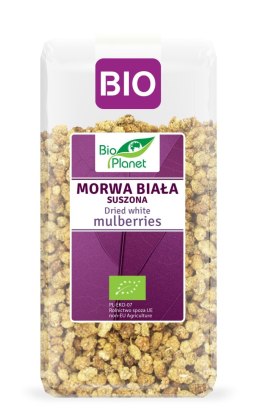 MORWA BIAŁA SUSZONA BIO 250 g - BIO PLANET BIO PLANET - seria FIOLETOWA (owoce suszone)