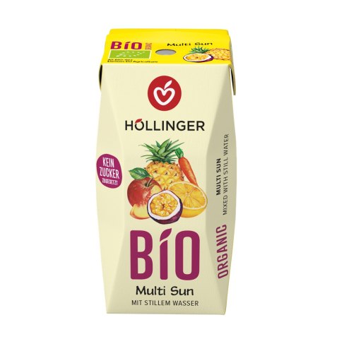 NEKTAR WIELOOWOCOWY + MARCHEW BEZ DODATKU CUKRÓW (MULTI SUNRISE) BIO 200 ml - HOLLINGER HOLLINGER (soki, nektary, napoje, syropy) NEKTAR WIELOOWOCOWY + MARCHEW BEZ DODATKU CUKRÓW (MULTI SUNRISE) BIO 200 ml - HOLLINGER HOLLINGER (soki, nektary, napoje, syropy)
