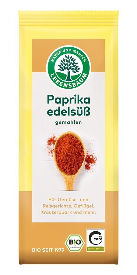 PAPRYKA SŁODKA MIELONA BIO 50 g - LEBENSBAUM LEBENSBAUM (przyprawy, herbaty, kawy) PAPRYKA SŁODKA MIELONA BIO 50 g - LEBENSBAUM LEBENSBAUM (przyprawy, herbaty, kawy)