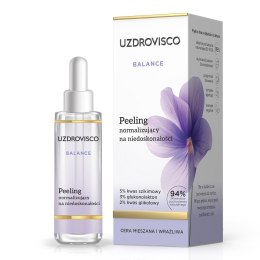PEELING DO TWARZY NORMALIZUJĄCY NA NIEDOSKONAŁOŚCI 30 ml - UZDROVISCO (BALANCE) UZDROVISCO (kosmetyki)