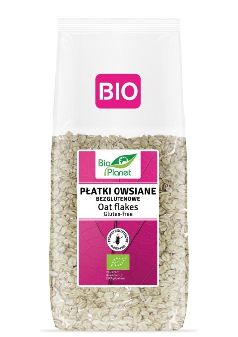 PŁATKI OWSIANE BEZGLUTENOWE BIO 600 g - BIO PLANET BIO PLANET - seria RÓŻOWA (płatki, otręby, musli) PŁATKI OWSIANE BEZGLUTENOWE BIO 600 g - BIO PLANET BIO PLANET - seria RÓŻOWA (płatki, otręby, musli)