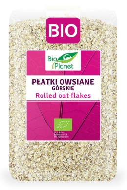 PŁATKI OWSIANE GÓRSKIE BIO 1 kg - BIO PLANET BIO PLANET - seria RÓŻOWA (płatki, otręby, musli)