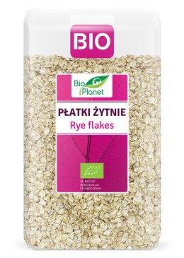 PŁATKI ŻYTNIE BIO 600 g - BIO PLANET BIO PLANET - seria RÓŻOWA (płatki, otręby, musli)