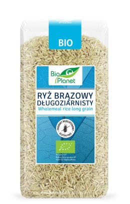RYŻ BRĄZOWY DŁUGOZIARNISTY BEZGLUTENOWY BIO 500 g - BIO PLANET BIO PLANET - seria NIEBIESKA (ryże, kasze, ziarna)
