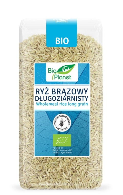 RYŻ BRĄZOWY DŁUGOZIARNISTY BEZGLUTENOWY BIO 500 g - BIO PLANET BIO PLANET - seria NIEBIESKA (ryże, kasze, ziarna) RYŻ BRĄZOWY DŁUGOZIARNISTY BEZGLUTENOWY BIO 500 g - BIO PLANET BIO PLANET - seria NIEBIESKA (ryże, kasze, ziarna)