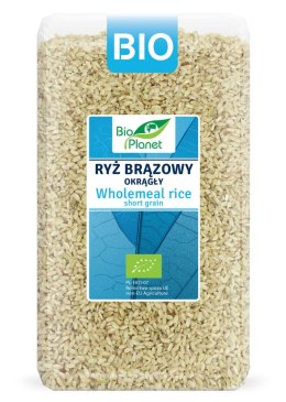 RYŻ BRĄZOWY OKRĄGŁY BIO 1 kg - BIO PLANET BIO PLANET - seria NIEBIESKA (ryże, kasze, ziarna)
