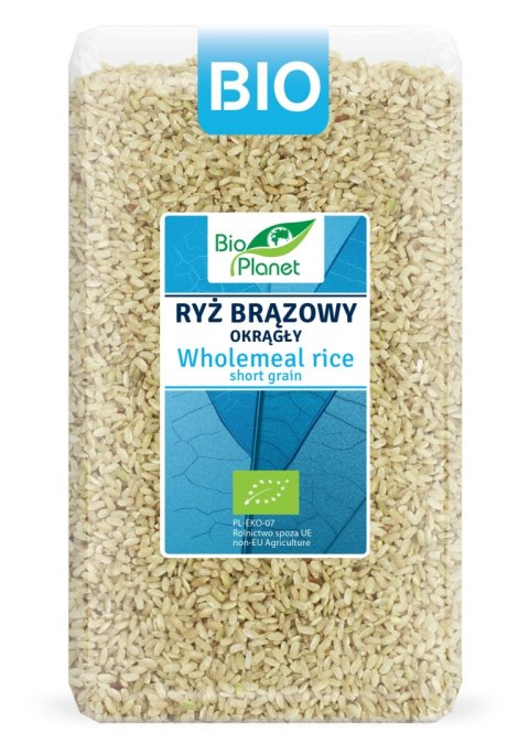 RYŻ BRĄZOWY OKRĄGŁY BIO 1 kg - BIO PLANET BIO PLANET - seria NIEBIESKA (ryże, kasze, ziarna) RYŻ BRĄZOWY OKRĄGŁY BIO 1 kg - BIO PLANET BIO PLANET - seria NIEBIESKA (ryże, kasze, ziarna)