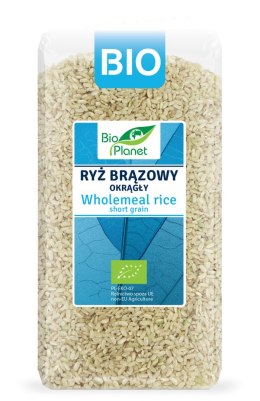 RYŻ BRĄZOWY OKRĄGŁY BIO 500 g - BIO PLANET BIO PLANET - seria NIEBIESKA (ryże, kasze, ziarna)