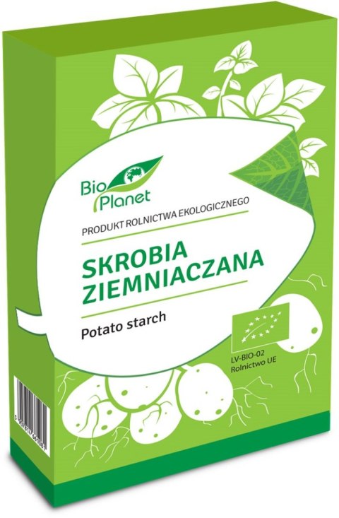 SKROBIA ZIEMNIACZANA BIO 500 g - BIO PLANET BIO PLANET - seria MĄKI I SKROBIE SKROBIA ZIEMNIACZANA BIO 500 g - BIO PLANET BIO PLANET - seria MĄKI I SKROBIE