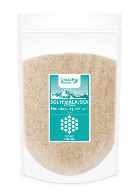 SÓL HIMALAJSKA RÓŻOWA DROBNO MIELONA 1 kg - CRYSTALLINE PLANET CRYSTALLINE PLANET (sole) SÓL HIMALAJSKA RÓŻOWA DROBNO MIELONA 1 kg - CRYSTALLINE PLANET CRYSTALLINE PLANET (sole)
