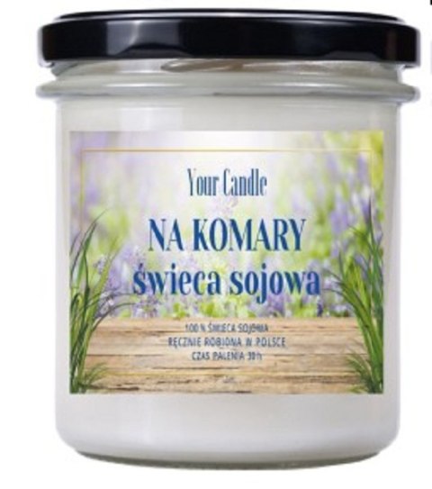 ŚWIECA SOJOWA NA KOMARY 150 ml - YOUR CANDLE (PRODUKT SEZONOWY) YOUR CANDLE (świece, olejki eteryczne) ŚWIECA SOJOWA NA KOMARY 150 ml - YOUR CANDLE (PRODUKT SEZONOWY) YOUR CANDLE (świece, olejki eteryczne)