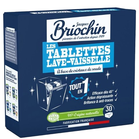 TABLETKI DO ZMYWAREK SILNIE ODTŁUSZCZAJĄCE ECO (30 szt.) - BRIOCHIN BRIOCHIN (środki czystości) TABLETKI DO ZMYWAREK SILNIE ODTŁUSZCZAJĄCE ECO (30 szt.) - BRIOCHIN BRIOCHIN (środki czystości)