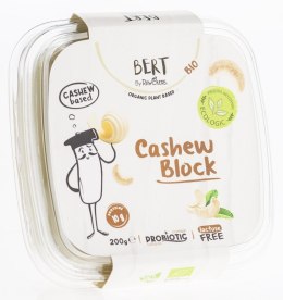 WEGAŃSKA ALTERNATYWA MASŁA Z ORZECHÓW NERKOWCA BIO 200 g - BERT BERT (nabiał roślinny)