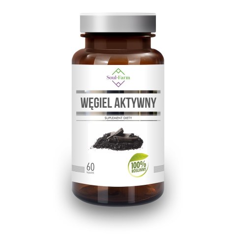 WĘGIEL AKTYWNY (180 mg) 60 KAPSUŁEK - SOUL FARM SOUL FARM (witaminy i ekstrakty) WĘGIEL AKTYWNY (180 mg) 60 KAPSUŁEK - SOUL FARM SOUL FARM (witaminy i ekstrakty)