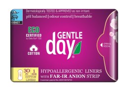 WKŁADKI HIGIENICZNE Z PASKIEM ANIONOWYM 30 szt. - GENTLE DAY GENTLE DAY (podpaski, tampony, wkładki)