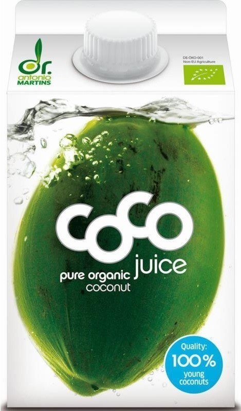 WODA KOKOSOWA NATURALNA BIO 500 ml - COCO (DR MARTINS) COCO DR. MARTINS (wody kokosowe, napoje kokosowe) WODA KOKOSOWA NATURALNA BIO 500 ml - COCO (DR MARTINS) COCO DR. MARTINS (wody kokosowe, napoje kokosowe)