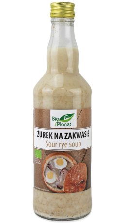 ŻUREK NA ZAKWASIE NIEPASTERYZOWANY BIO 500 ml - BIO PLANET BIO PLANET - seria INNE