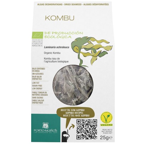 ALGI MORSKIE SUSZONE - KOMBU BIO 25 g - PORTO MUINOS PORTO MUINOS (algi morskie) ALGI MORSKIE SUSZONE - KOMBU BIO 25 g - PORTO MUINOS PORTO MUINOS (algi morskie)