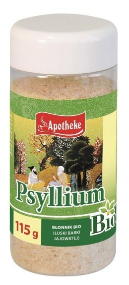 BŁONNIK (ŁUSKI BABKI JAJOWATEJ) BIO 115 g - APOTHEKE APOTHEKE (herbatki dla dzieci, dorosłych, błonnik