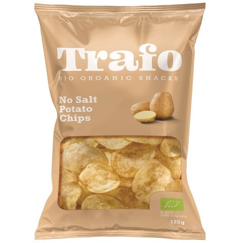 CHIPSY ZIEMNIACZANE NATURALNE BEZ DODATKU SOLI BIO 125 g - TRAFO TRAFO (chipsy warzywne i ziemniaczne) CHIPSY ZIEMNIACZANE NATURALNE BEZ DODATKU SOLI BIO 125 g - TRAFO TRAFO (chipsy warzywne i ziemniaczne)