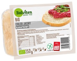 CHLEB JASNY KANAPKOWY BEZGLUTENOWY BIO 250 g - BALVITEN BALVITEN (chleby, mieszanki do wypieku)