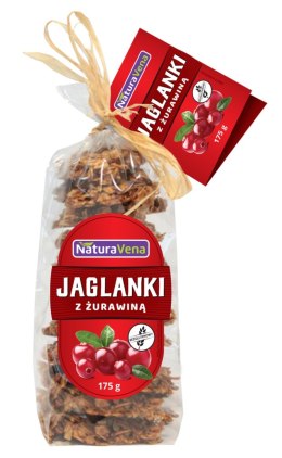 CIASTKA JAGLANKI Z ŻURAWINĄ 175 g - NATURAVENA NATURAVENA