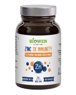 CYNK (15 mg) 3X IMMUNITY BEZGLUTENOWY 100 KAPSUŁEK - BIOWEN BIOWEN (suplementy diety)