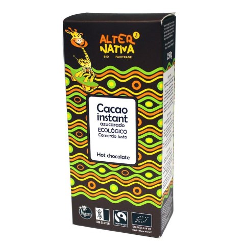 CZEKOLADA DO PICIA FAIR TRADE BEZGLUTENOWA BIO 250 g - ALTERNATIVA3 ALTERNATIVA3 (kawy, lizaki, cukier, kakao) CZEKOLADA DO PICIA FAIR TRADE BEZGLUTENOWA BIO 250 g - ALTERNATIVA3 ALTERNATIVA3 (kawy, lizaki, cukier, kakao)