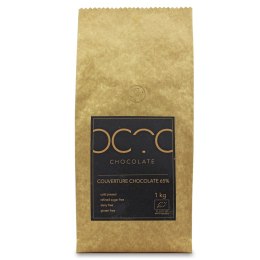 CZEKOLADA KUWERTURA CIEMNA 65 % WEGAŃSKA BEZGLUTENOWA BIO 1 kg - HORECA (COCOA) HORECA BIO - pozostałe