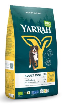 (DLA PSA DOROSŁEGO) KARMA Z KURCZAKIEM BIO 2 kg - YARRAH YARRAH (karma dla kotów i psów)