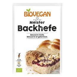 DROŻDŻE SUSZONE BEZGLUTENOWE BIO 7 g - BIOVEGAN BIOVEGAN (dodatki do wypieków, drożdże)