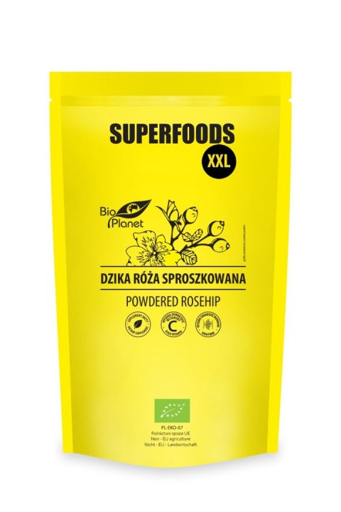 DZIKA RÓŻA SPROSZKOWANA BIO 500 g - BIO PLANET BIO PLANET - seria SUPERFOODS DZIKA RÓŻA SPROSZKOWANA BIO 500 g - BIO PLANET BIO PLANET - seria SUPERFOODS