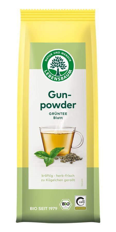 HERBATA ZIELONA GUNPOWDER LIŚCIASTA BIO 100 g - LEBENSBAUM LEBENSBAUM (przyprawy, herbaty, kawy) HERBATA ZIELONA GUNPOWDER LIŚCIASTA BIO 100 g - LEBENSBAUM LEBENSBAUM (przyprawy, herbaty, kawy)