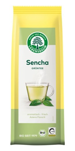 HERBATA ZIELONA SENCHA LIŚCIASTA BIO 75 g - LEBENSBAUM LEBENSBAUM (przyprawy, herbaty, kawy)