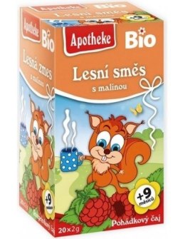 HERBATKA DLA DZIECI - OWOCE LEŚNE Z MALINĄ PO 9 MIESIĄCU BIO (20 x 2 g) 40 g - APOTHEKE APOTHEKE (herbatki dla dzieci, dorosłych, błonnik