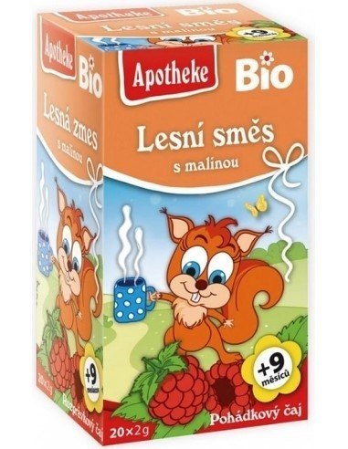 HERBATKA DLA DZIECI - OWOCE LEŚNE Z MALINĄ PO 9 MIESIĄCU BIO (20 x 2 g) 40 g - APOTHEKE APOTHEKE (herbatki dla dzieci, dorosłych, błonnik HERBATKA DLA DZIECI - OWOCE LEŚNE Z MALINĄ PO 9 MIESIĄCU BIO (20 x 2 g) 40 g - APOTHEKE APOTHEKE (herbatki dla dzieci, dorosłych, błonnik